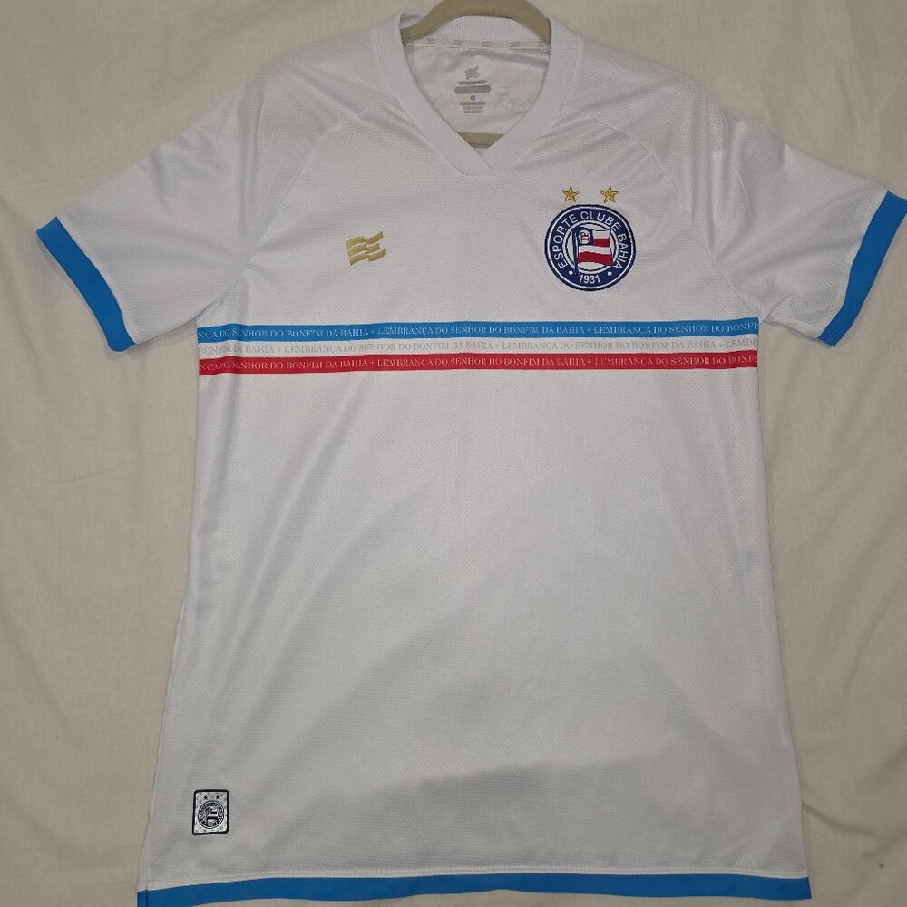 Esporte Clube Bahia Soccer Jersey Men's Size Large